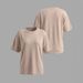 Women's Premium Plain T-Shirt Soft Breathable Cotton Blend Oversized Tee for Casual Wear_ecoleips.com