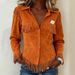Bohemian Fringe Suede Jacket – Oversized Batwing Sleeve Open Front Cardigan For Women (95% Polyvinyl Alcohol Fiber, Retro Western Style)_ecoleips.com