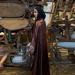 Mq101 Arab Dubai Modest Muslim Fashion Gold Foil Long Abaya Outerwear Cardigan Robe_ecoleips.com