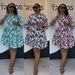 Women's Clothing Elegant Commuter Casual Loose Dress European And American Style Printed Patchwork Ruffle Mid-Length Sleeve Women's Clothing_ecoleips.com