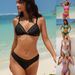 Women's Clothing Swimsuit Split Bikini Blouse_ecoleips.com