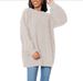 Women’s Oversized Cable Knit Sweater – Chunky Long-Sleeve Pullover (S-XXXL, 6 Colors)_ecoleips.com