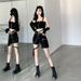 Short Top Hot Girl Ins Shorts Half Skirt Sports Women Summer Outerwear Street Style Mature Sister Full Set_ecoleips.com