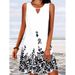 2024 Spring/Summer European And American New Loose-Fit Printed Long-Sleeve Floral Sleeveless Dress For Women_ecoleips.com