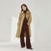 Shenghong 25 Spring New Elegant Chic Classic Commuter Slimming Daily Casual Mid-Length Trench Coat 13301_ecoleips.com