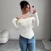 European And American Cross-border Ins 2026 New Lace Stand-up Collar Spliced Fashion T-shirt With Corsage For_ecoleips.com