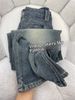 Starry Sky Pattern Wheat Ear Jeans For Women, Autumn And Winter Style, Plus Size, Pear-Shaped Body, High Waist,_ecoleips.com