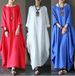 Spring New Loose Long Dress For Women Cotton Plus Size Casual Maxi Dress_ecoleips.com