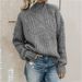 K Womens High Neck Sweater; Pullover; Knitted Top; Cardigan; V-neck;Cable-knit; Turtleneck; Cowl Neck Mock Neck; Boat Neck; Crew Neck; Roll Neck; Polo_ecoleips.com