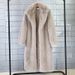 Women’s Long Faux Fur Coat, Winter Warm Thick Trench Coat, Elegant Faux Fox Fur Blazer Style Jacket, Fashion Outerwear For Fall & Winter_ecoleips.com