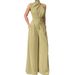 High-Waisted Loose-Fitting Straight Leg Drawstring Wide Leg Trousers Irregular Off-Shoulder Design Women's Set_ecoleips.com