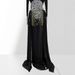 Crystal-Embellished Bandage Dress With Sheer Cape – Sexy Strapless Gown For Club Parties & Stage Performances_ecoleips.com