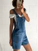 K European And American Overalls Slim Fit Fashionable Straight Tube One-piece Overalls Denim Shorts For Women_ecoleips.com