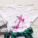 European And American Style Foreign Trade High-heeled Shoes, Fashionable Printed Short-sleeve White T-shirt For Women_ecoleips.com