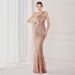 Women's 18891#Sequin 8-color fantasy celebrity party party evening dress sexy long toast dress host dress_ecoleips.com