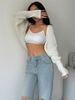 Aria Basics Aria Basics European And American Cross-border 2025 New Product Loose-fitting Versatile Knitted Cardigan Short_ecoleips.com
