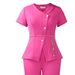 K European And American Women's Clothing Temperament Button Casual Short Sleeved Top Pants Two-piece Fashionable Set_ecoleips.com