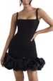 Verve 2025 Women's Strap Tube Top Ruffle Sexy Short Party Little Dress_ecoleips.com