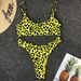 Women's Sexy Leopard Print Two Piece Swimsuit Push Up Bikini Set European American Style Summer Swimwear_ecoleips.com