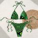 Women's Clothing Split Printed Swimsuit Women's High End Sexy Bikini Swimsuit Spot_ecoleips.com