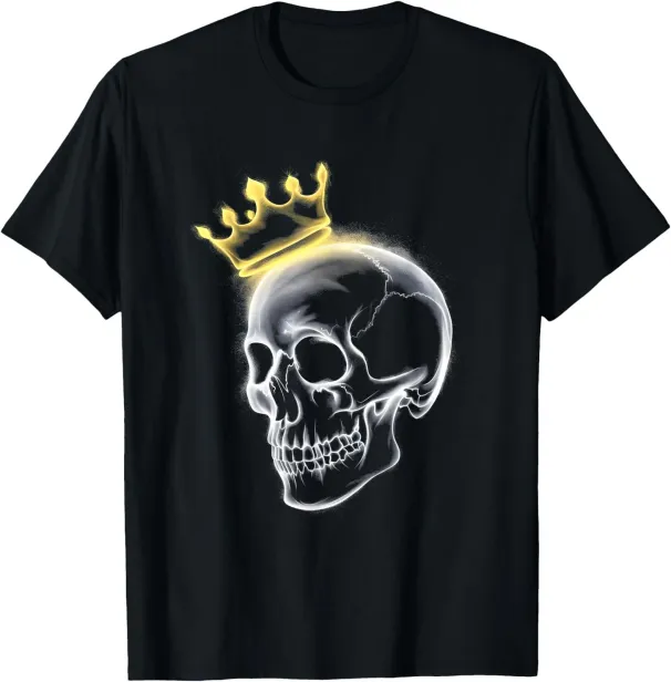 Women's T-Shirts Skull With Crown T-Shirt Skull With Crown T-Shirt_ecoleips.com