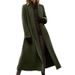 Long Coat Plus Coat Casual Woolen Trench Coat_ecoleips.com