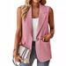 Women's Clothing Fashion Temperament Casual Vest Suit_ecoleips.com