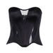 24636 Spring New Hot Girl Sexy Versatile Vest Fashionable Slim Fit Slightly Sheer Waist-Cinching Top For Women_ecoleips.com