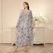 M25047 Middle Eastern Arab Muslim Robe Abaya Cross-border Dress Women's Clothing Embroidery_ecoleips.com