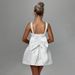 YL24593 Spring 2025 New Bodycon Elegant Socialite Style Sexy Slim Fit Square Neck Bowknot Dress_ecoleips.com