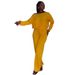 Women's Fashion Jumpsuit With Batwing Sleeves & Drawstring Waist – Oversized Boho Chic One-Piece Romper (Grey/Black/Red/Yellow/Army Green)_ecoleips.com
