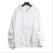 Loose Hooded Sweater Women's Autumn And Winter Large Size Zipper Cardigan Solid Color Long-sleeved Top_ecoleips.com