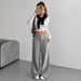 Velvet-Touch Corduroy Pants – Fluid Drape & Architectural Silhouette_ecoleips.com