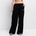 Women's Rhinestone Detail Drawstring Low Waist Straight Leg Sweatpants Casual European American Style Fashion Set_ecoleips.com