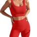 Women's Clothing Yoga Sports Top Tight Quick Drying Moisture Absorbing High Waist Hip Lifting Yoga Shorts Suit For Women_ecoleips.com