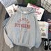 Plus-size Women's Sweatshirt, Loose Fit, Casual Style, Autumn And Winter Korean Version, Fleece-lined, Thickened,_ecoleips.com