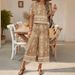 Boho Chic Printed Wide-Leg Pants Set For Women – Loose & Comfortable Vacation Outfit (S-5XL)_ecoleips.com