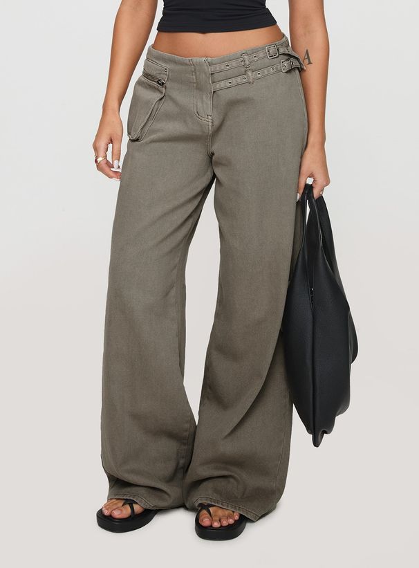 2025 European And American Cross-Border Women's Unique Street Style Adjustable Buckle Waist Side Pocket Detail_ecoleips.com