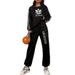 Men's Winter Fleece Tracksuit Set Casual Hoodie with Pocket And Jogger Pants Print 9019 Functional Side Pocket_ecoleips.com