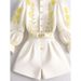 Women's Clothing Casual Chic Unique White Shorts Two Piece Suit Light Luxury High Dress_ecoleips.com