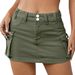 Women's Clothing Autumn New Ins Style Street Solid Color Low Waist Slim Hip Skirt_ecoleips.com