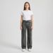 High Waisted Straight Leg Jeans For Women Loose Casual Plus Size Sweet And Spicy Style Clothing Denim_ecoleips.com