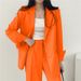 Pink Women's Chic Suit Jacket Korean Style Unique Design Spring Autumn New Outerwear_ecoleips.com