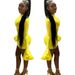 Women Solid Color Sexy Flared Long Sleeve Mini Dress Nightclub Party Wear Evening Cocktail Bodycon Dress For Ladies136_ecoleips.com