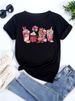Summer European And American Cross-border Foreign Trade Wholesale T-shirts, Round-neck Casual Plus-size Loose_ecoleips.com