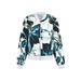 Fall New Baseball Collar Printed Jacket For Women, Zippered Versatile Outerwear Top_ecoleips.com