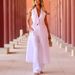 Women's Clothing Summer Linen Lapel White Sleeveless Solid Color Suit Trousers Two Piece Suit_ecoleips.com