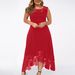 Women's Clothing Plus Size Women's Round Neck Off-Shoulder Dress Printed Hot Selling For Formal & Casual For Women_ecoleips.com