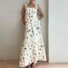 Women's Clothing Sleeveless Lace Up Suspenders Sexy Printed Swing Dress_ecoleips.com