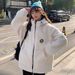 Women's Clothing Fleece Short Jacket Autumn/Winter Windproof Warm Long Plush Texture Trendy England Style Outerwear_ecoleips.com